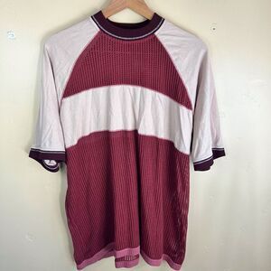 Silence + Noise Burgundy‎ Urban Outfitters Boho Retro Top Size Large